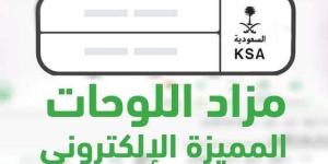 مستمر حتي مساء غداً.. المزاد الإلكتروني للوحات المميزة عبر أبشر “إنتهز الفرصة وأحصل علي لوحة مميزة لـ مركبتك” - وكالة Mea News