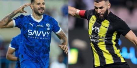 بنزيما وميتروفيتش.. تحدي زيارة الشباك في كلاسيكو الهلال والاتحاد - وكالة Mea News