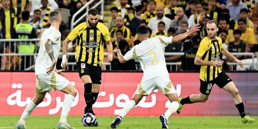 احصائيات الشوط الأول بين الاتحاد والنصر  - وكالة Mea News