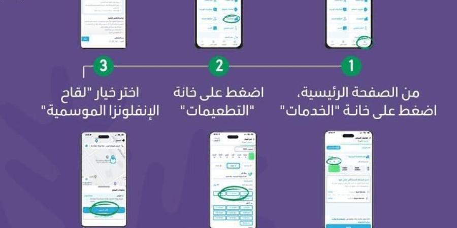 في منزلك وبين عائلتك .. خطوات حجز موعد عبر تطبيق سنار للحصول على لقاح الإنفلونزا الموسمية - وكالة Mea News