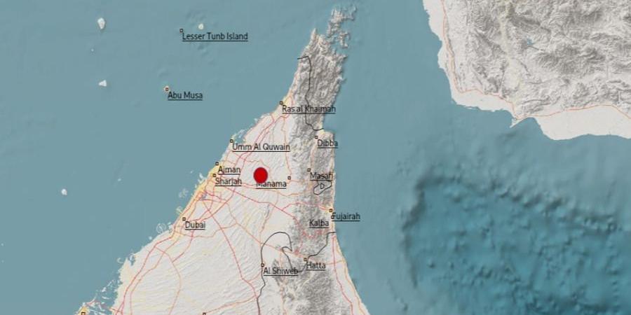 هزة أرضية بقوة 2.2 درجة في فلج المعلا بأم القيوين - وكالة Mea News