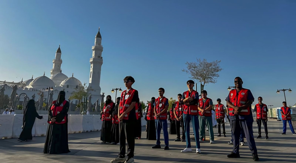 الهلال الأحمر يسعف مريض نوبة قلبية في مسجد قباء عبر “مسار الجلطات”