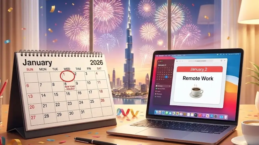 كيف تحول عطلة رأس السنة إلى 4 أيام إجازة في الإمارات؟ حيلة بسيطة في رصيد إجازاتك لعام 2026