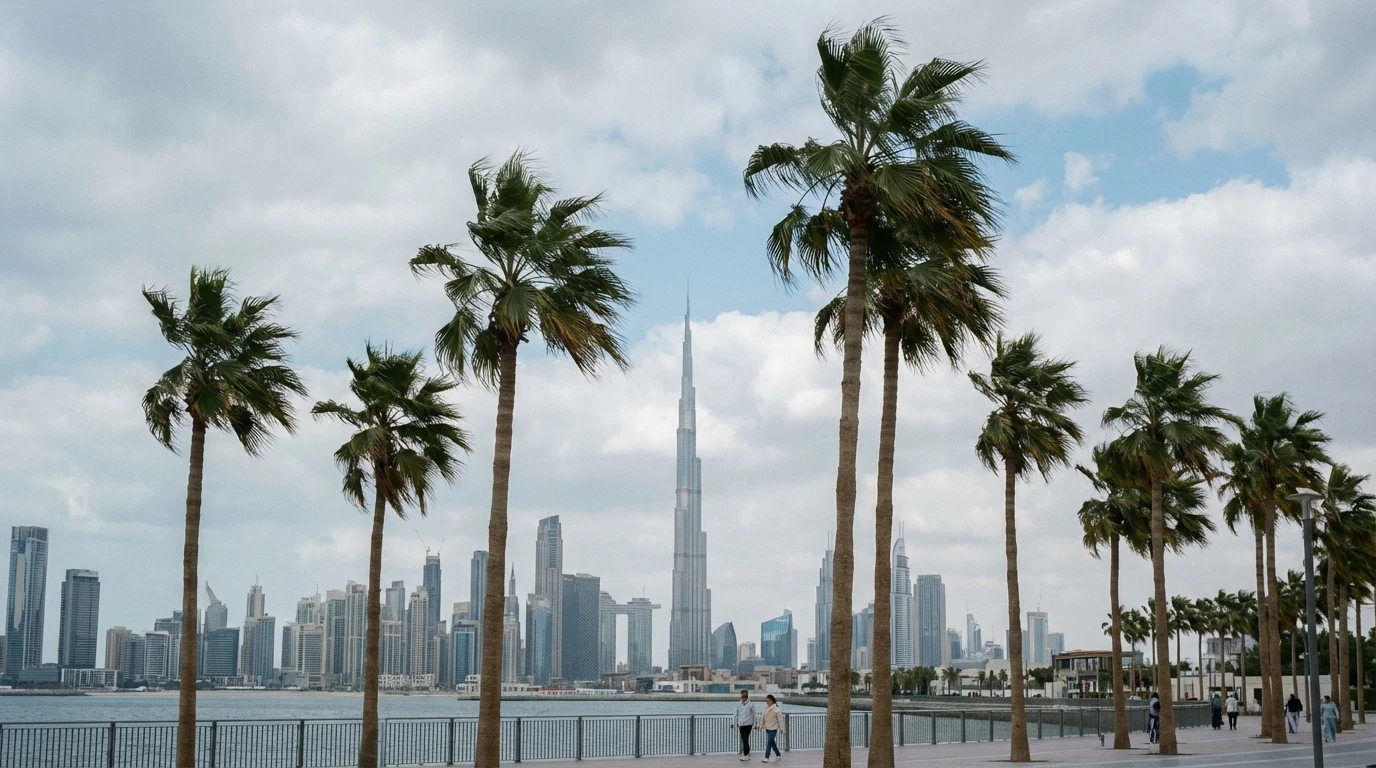 طقس الإمارات غداً الثلاثاء: أمطار خفيفة وانخفاض درجات الحرارة في دبي وأبوظبي